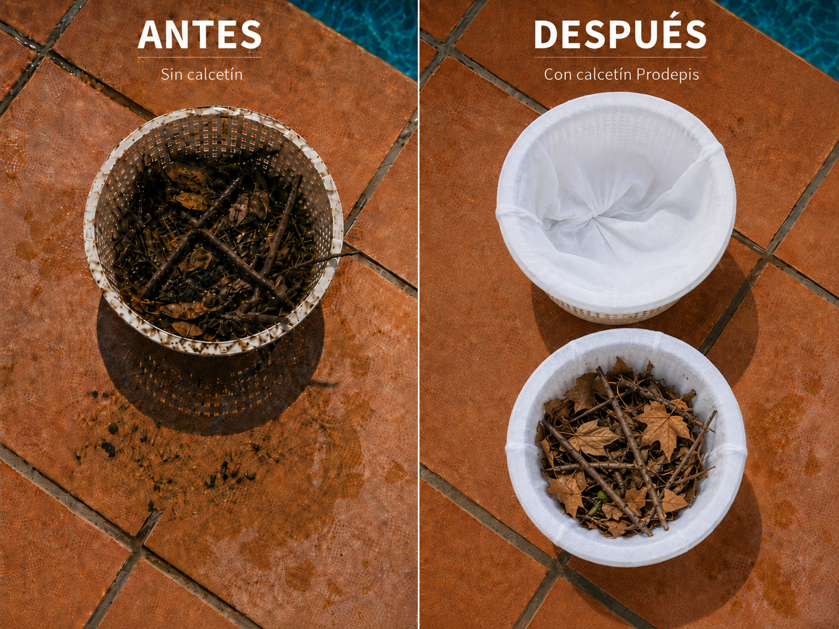 Calcetín cesta skimmer